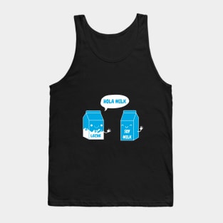 Lech and Soy Milk Funny Spanish Design Tank Top